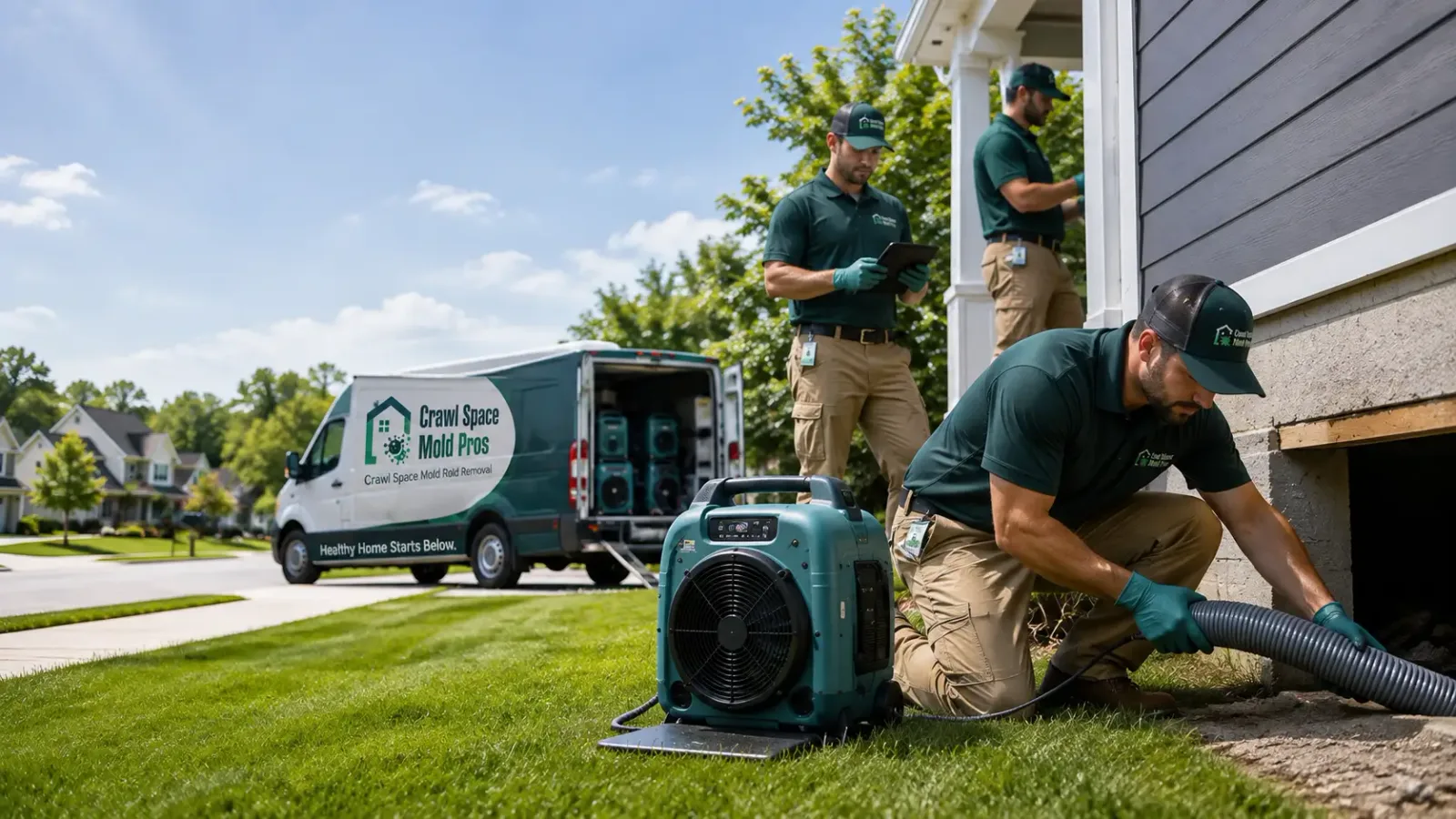 Crawl Space Mold Removal in Apple Creek, OH